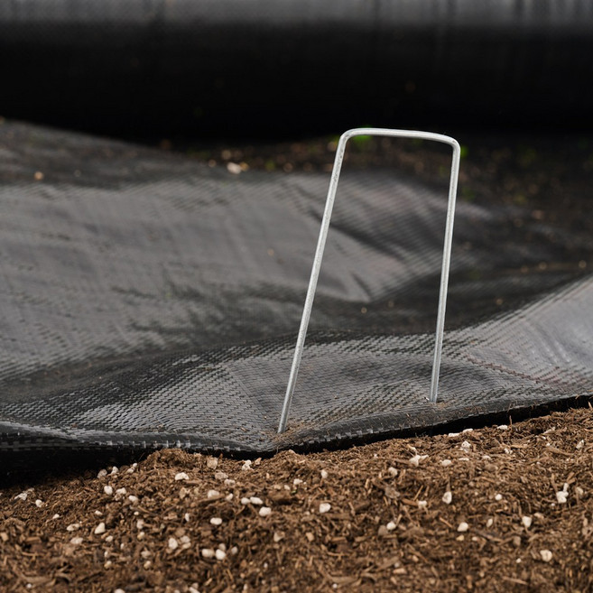 풍곡당 제초매트 잡초방지 매트 농업용부직포 멀칭 고정핀 (특대) 2.8T 500개