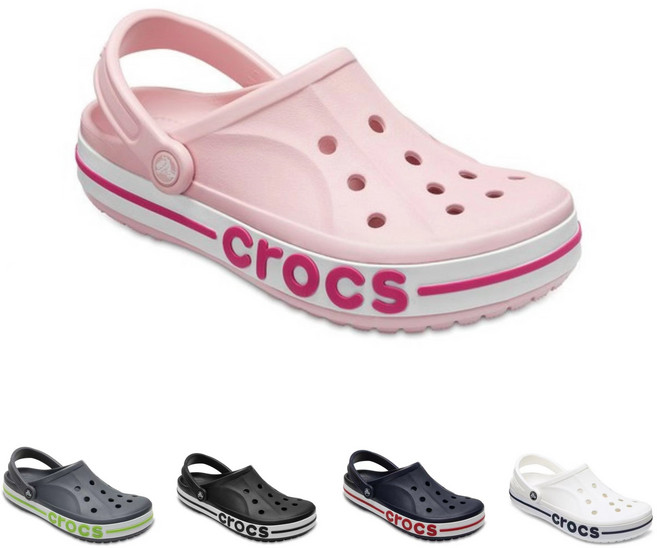 [백화점정품]크록스 남녀공용 바야밴드 클로그 블랙 슬리퍼 J25721