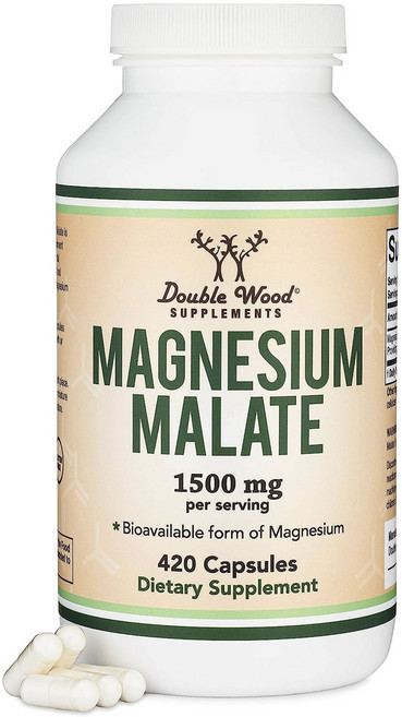 더블우드 Magnesium Malate 1500mg 캡슐, 420정, 1개