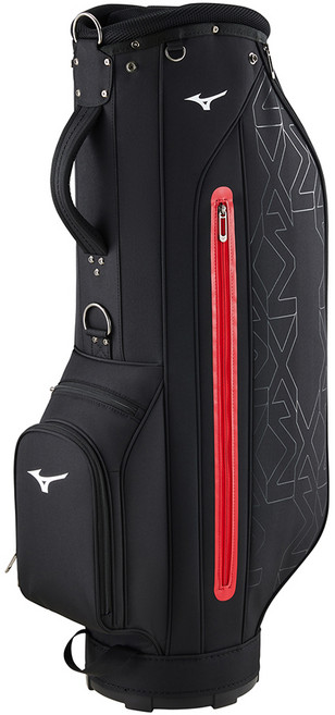 [미즈노코리아정품] MX 006 경량 캐디백(5LXC240001), 블랙/레드