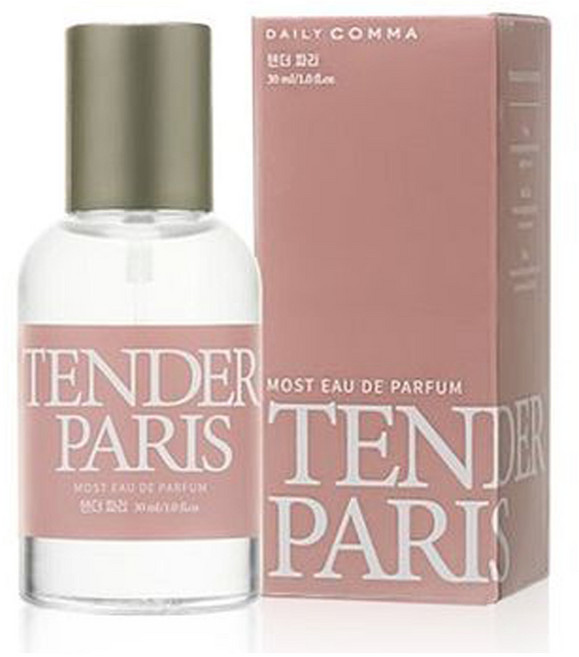 DAILY COMMA TENDER PARIS 香水 MOST EAU DE PARFUM 30ml, 1個