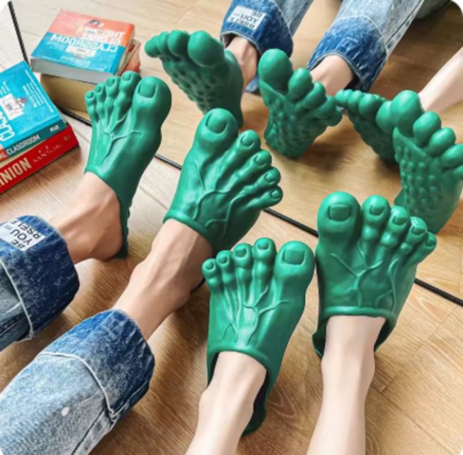 빅풋 왕발 발가락 슬리퍼 대형 실내화 재미있는 거인 해변 비치 신발 (N1614)