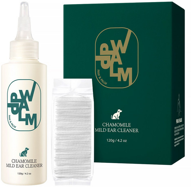 포앤팜 캐모마일 마일드 이어 클리너, 1개, 120g