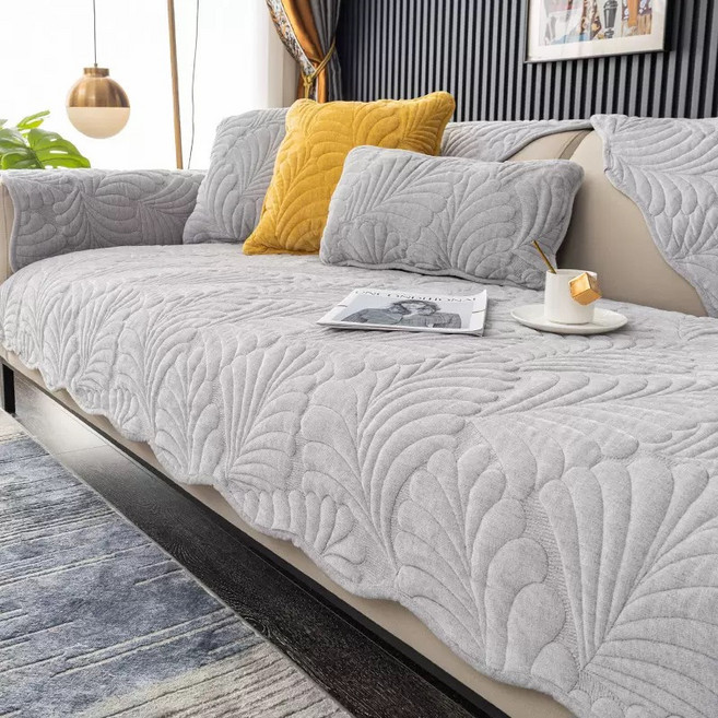 KOKHUB 순면 소프트 편안한 쇼파패드/쇼파커버 사계절 공용 (2-4인용)