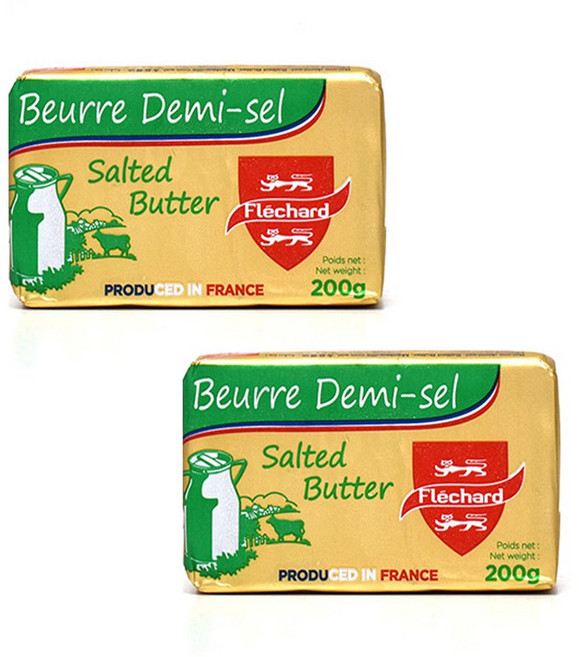 프리차드 Flechard 프랑스 가염 버터 200g 2 3 4(수량선택), 2개