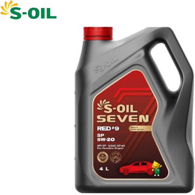 에스오일 세븐레드 합성유 0W20 SP 4리터, 1개