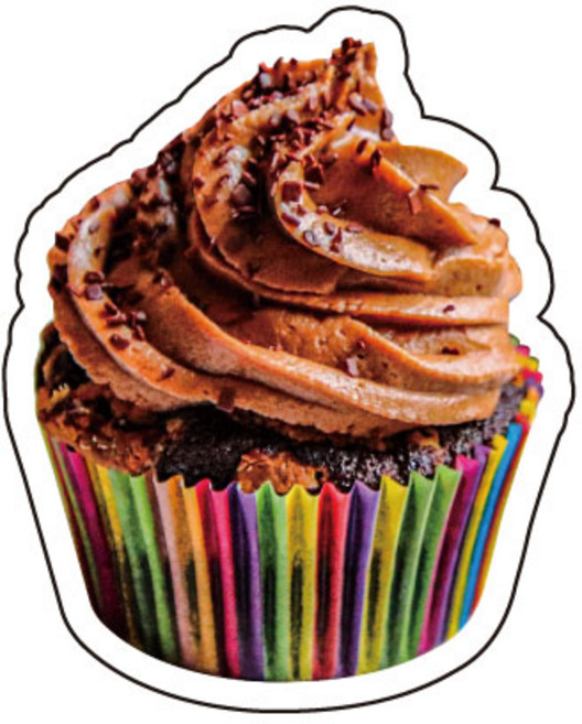 아크릴 베이커리샵 투명 스마트톡 핸드폰거치대, 09초코머핀, 1개