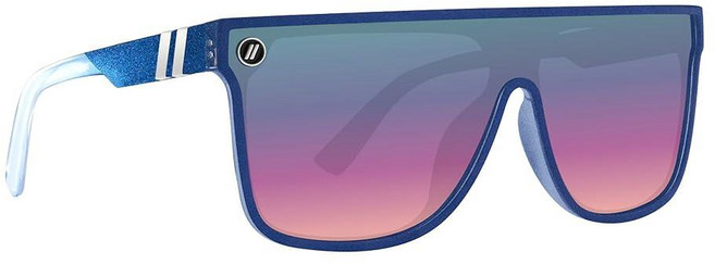 Blenders Eyewear SciFi – 편광 선글라스 플랫 탑 디자인의 싱글 렌즈 - 100% 자외선 차단 남성 및 여성용 디스코마니아