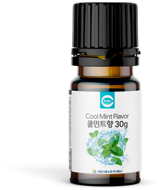 푸플 식품향료 과일 합성 머랭쿠키 제과제빵 슬라임 식용 자일리톨 식품첨가물, 30ml, 1개, 032-쿨민트향