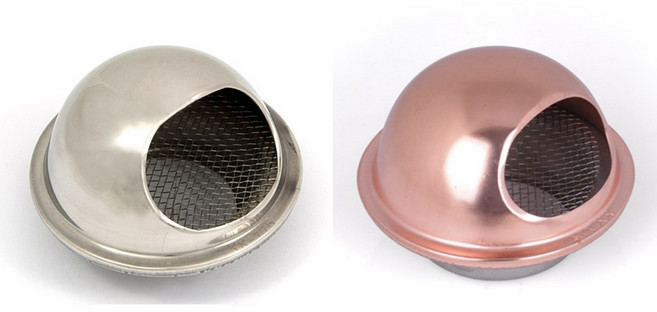 보일러 주방 후드 화목 난로 연통 자바라 빗물 덮개 뚜껑 커버, 은색 75파이, 1개