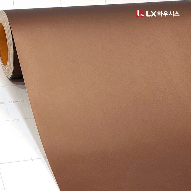 LX하우시스 방염 포인트 가구 메탈 인테리어필름 6종, 위브오렌지브라운 RP52