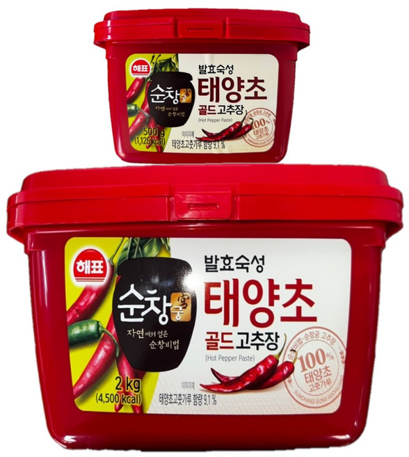해표 순창궁 태양초 골드 고추장 2kg + 500g, 2.5kg, 1개