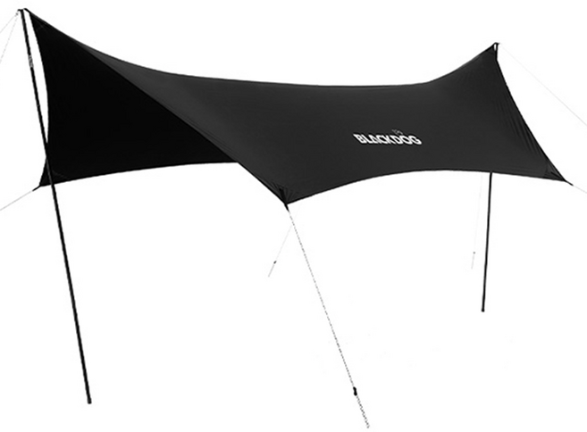 BLACKDOG 육각형 고립형 타프 CBD2550WS017, 미드나잇블랙