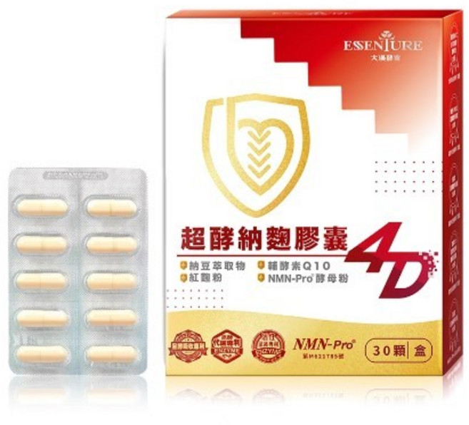 大漢酵素 4D超酵納麴膠囊, 1個