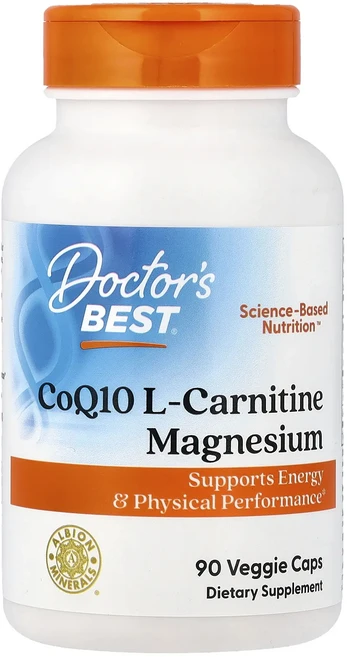 Doctor's Best CoQ10 L-카르니틴 마그네슘 베지 캡슐 90정, DoctorsBestCoQ10L카르니틴마그네슘베지캡슐9, 1개 - 쿠팡