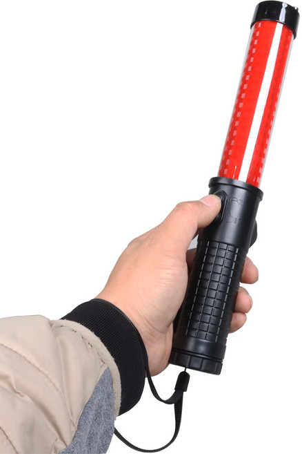 신형 호루라기경광봉 29cm 다기능경광봉 멀티안전봉 신호봉 유리망치 자석부착 경광등 호루라기소리, 1개