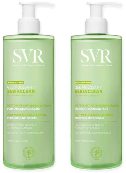 에스브이알 세비아클리어 젤 무쌍 클렌저, 400ml, 2개 - 쿠팡