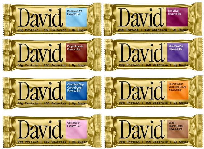 David 고단백 바 8가지 맛
