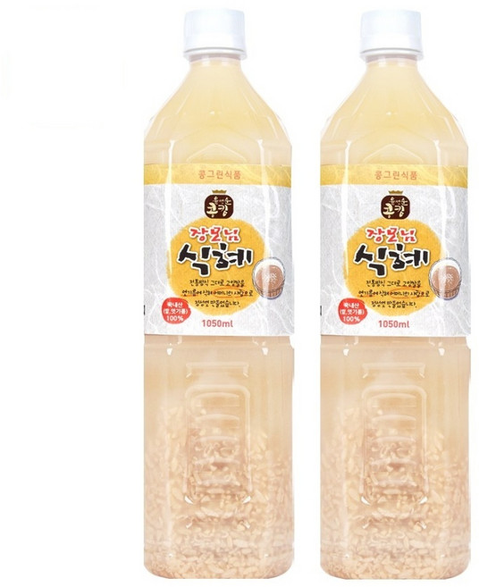 윤성순콩킹 장모님 식혜 (2개) 국내산 고양쌀로 빚은 전통식혜, 2개, 1.05L