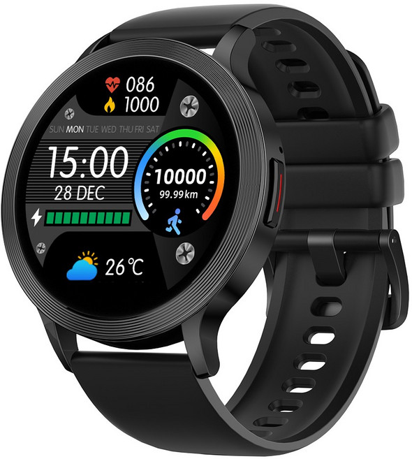 웨어러블 통화가능 스마트워치 S5 1.39인치 한글판, 블랙, 3.5cm, GPS + 블루투스