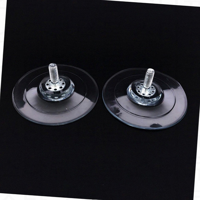 강력 흡착 대형 85mm 볼트 큐방 빨판 압착판 투명 후크 걸이, 단품