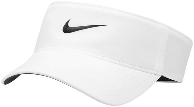 나이키 2025 U NK DF ACE 썬캡 바이저 HJ3689 나이키 코리아 정품, 화이트, 1개