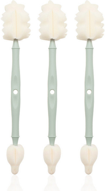 리에또 투웨이 젖병솔 3개, 1개, 04_모던카키 3P