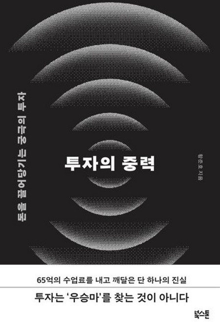 투자의 중력:돈을 끌어당기는 궁극의 투자, 북스톤, 황준호