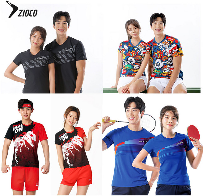 지오코 이월 2.2 재고정리 배드민턴의류 탁구복 볼링티셔츠 스포츠의류