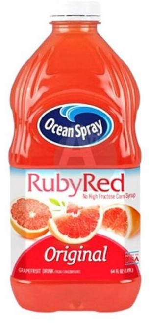 오션스프레이 루비 레드 자몽 드링크, 1.89L, 1개
