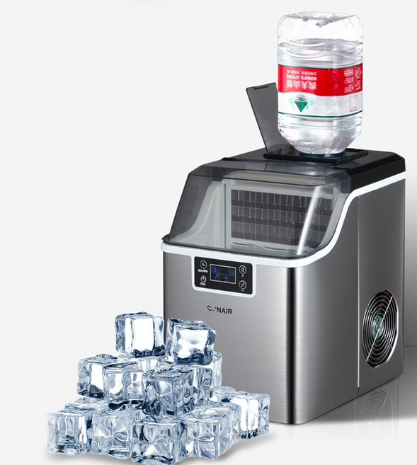 CONAIR 가정용 미니 제빙기 캠핑용 소형 얼음제조기 사각얼음 트루펙트신상, WZB-25FS모델-실버그레이