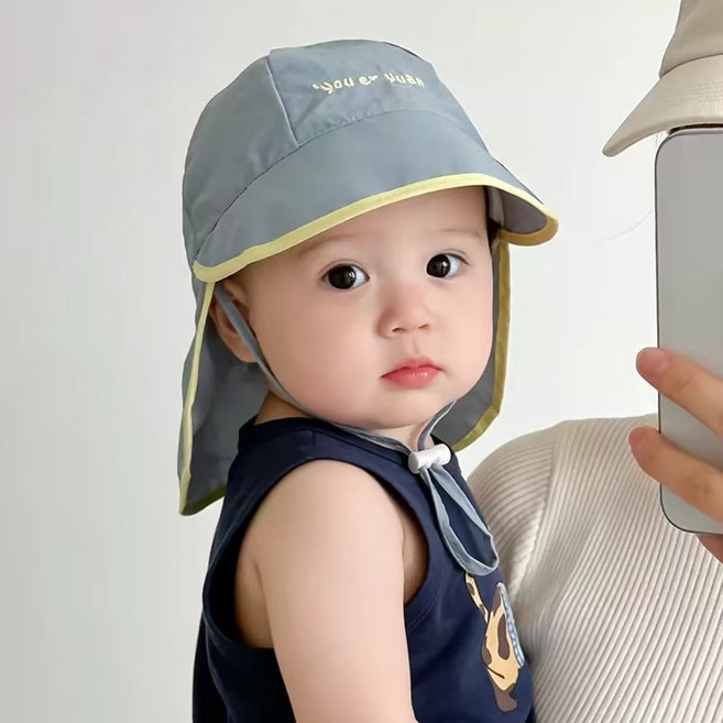 블랙체리 아동용 심플 캔디 플랩캡