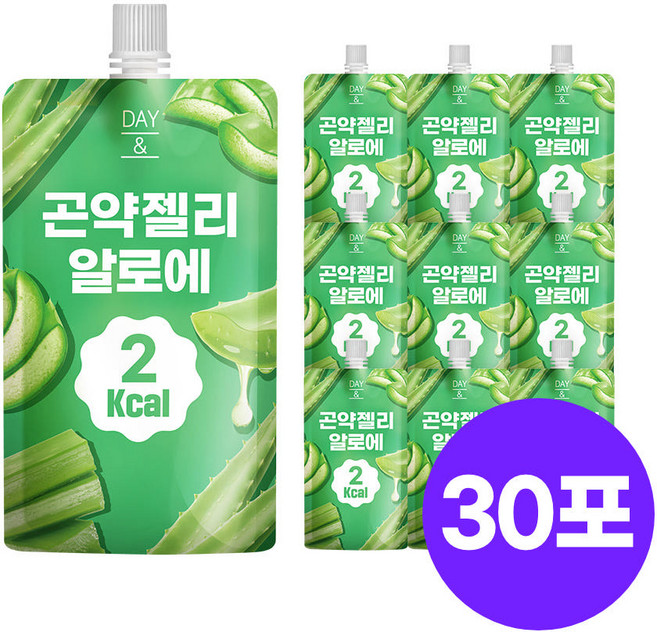 데이앤 곤약젤리 알로에, 150g, 30개