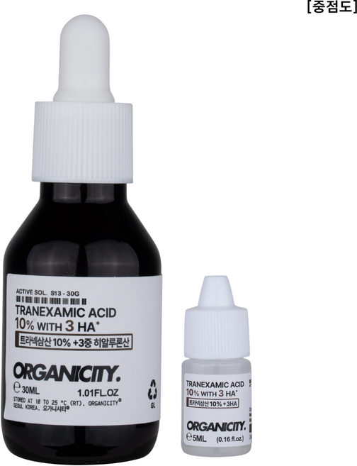 OGC 트라넥삼산 10% 위드 히알루론산3 멜라닌 기미 미백 앰플 (중점도), 1개, 30ml