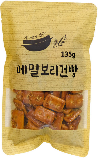 메밀 보리 건빵 135g, 1개