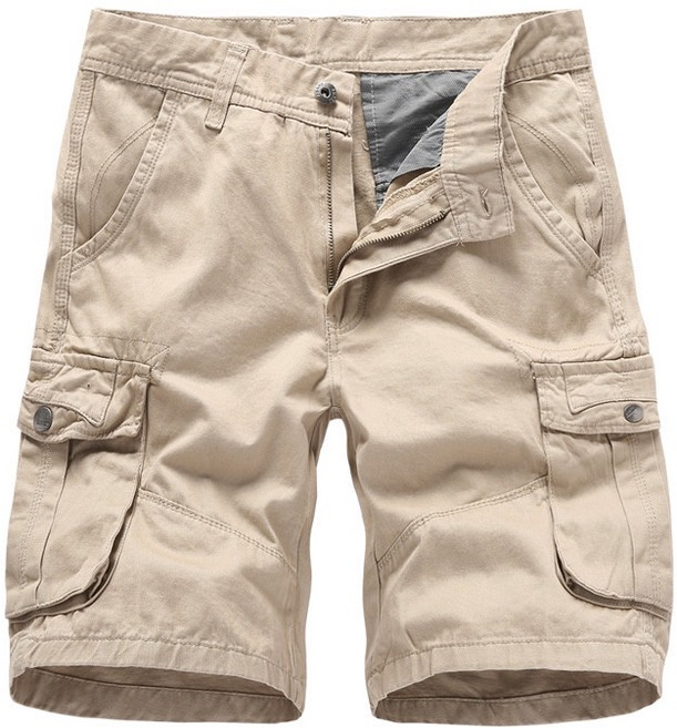 衣貳山 男款工裝短褲 多口袋 休閒 五分褲 傘兵風