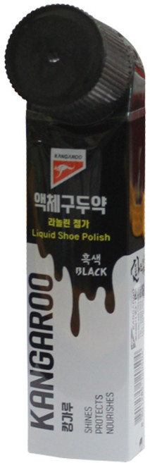 캉가루 액체구두약 검정 50ml 생활용품 > 생활잡화 발판/신발용품 부츠키퍼, Ea, 1개