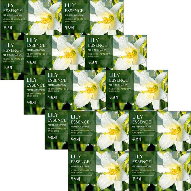 두보레 백합 모이스처라이징 바, 100g, 16개입