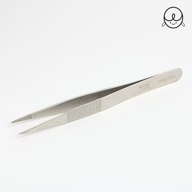 비투스 비즈 트위저(핀셋) 00D-SA(스톤핀셋)네일핀셋, 1개