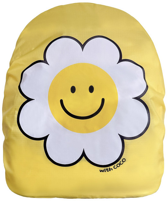 바이코코 KC인증 어린이 책가방 방수커버 레인커버, 1개, 데이지