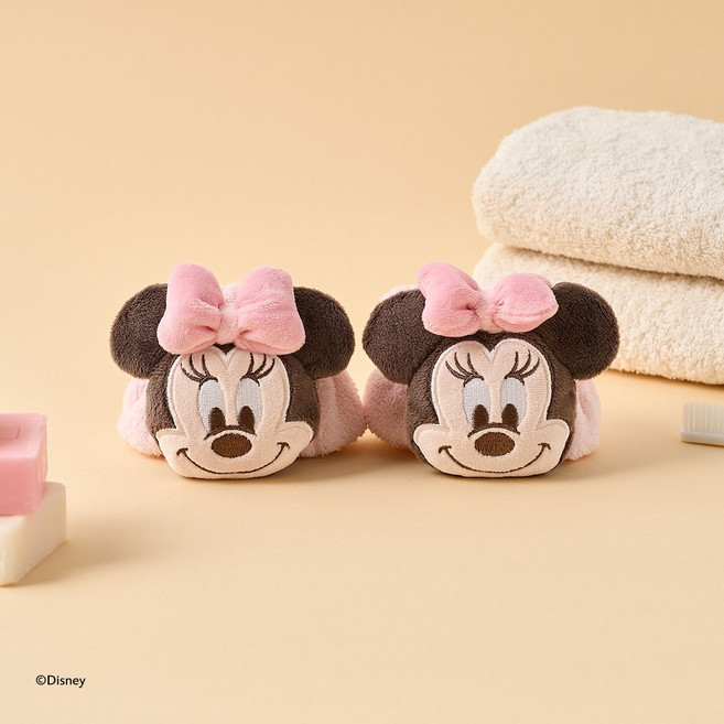 [MODERN HOUSE 중계점] 디즈니 미니 블로썸 손목세안밴드 2P AD0126007, 1개, 핑크