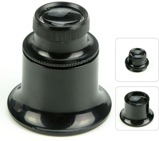 UC-CP258 미니 루페 고배율20배 돋보기 정밀 확대경roo8+9ehH, 본상품