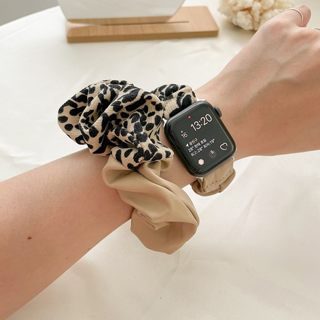 워치 스트랩+호피 가죽 곱창 밴드 set 악세사리 핸드폰 소품 커플, 상세페이지 참조