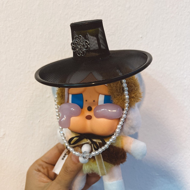 [Handmade] 도인온 미니갓 인형갓 전통갓 양반갓 저승사자갓 케데헌갓 사자보이즈갓 지름13cm 11cm