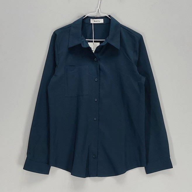 [재고상품] 로미스토리 여95 셔츠 2020 봄가을 네이비 01611