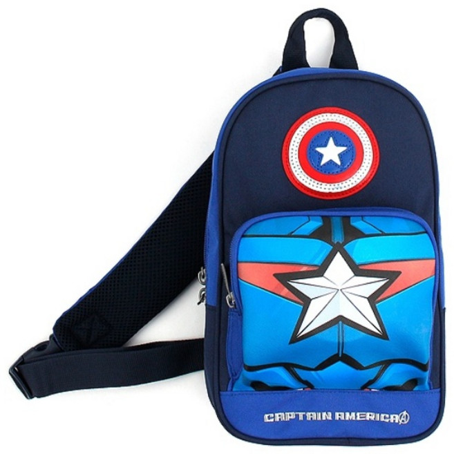 캡틴아메리카 베타 슬링백 아동 가방 어린이 슬링백