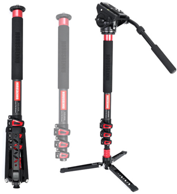 호루스벤누 HVD-GX32 카본 모노포드 + MV-90F 비디오헤드, 1개