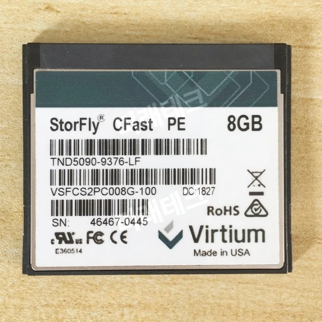 온도 등급 CFAST8GB Virtium StorFly CFast 8G SLC 코어, 8GB, 1개 - 쿠팡