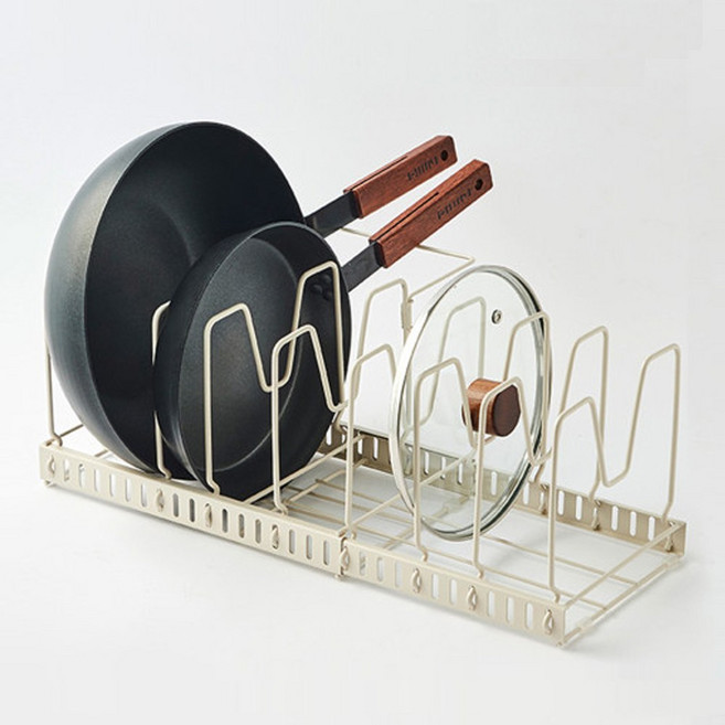 한샘 SOK 마일드 확장형 후라이팬 정리랙 거치대 정리함 정리대