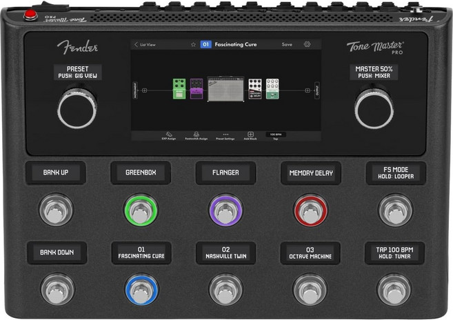 펜더 톤 마스터 프로 멀티이펙터 기타이펙터 TONE MASTER PRO, 1개